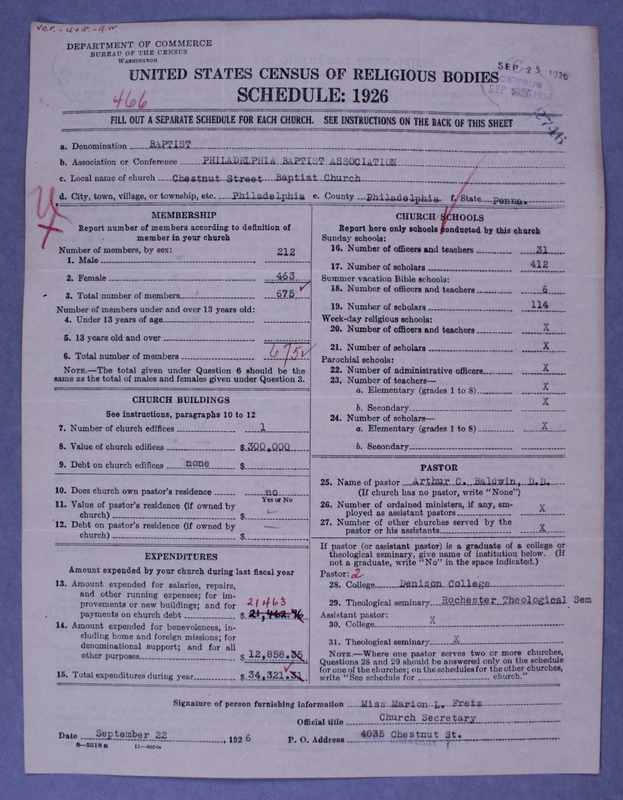 Scan of Northern Baptist Convention: 2746