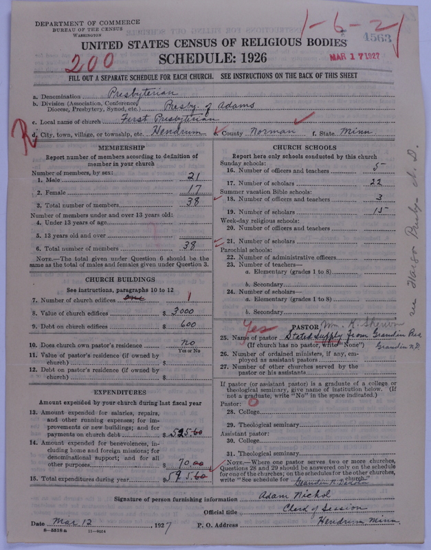 Scan of Presbyterian Church in the United States of America: 4563
