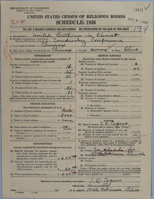 Scan of Church of the United Brethren in Christ: 913