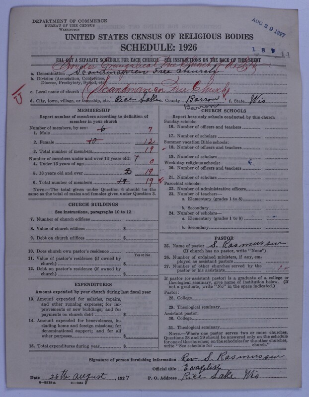 Scan of Swedish Evangelical Free Church of the United States of America: 14