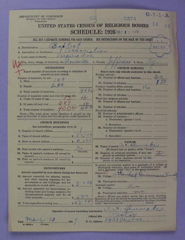 Scan of Negro Baptists: 7374