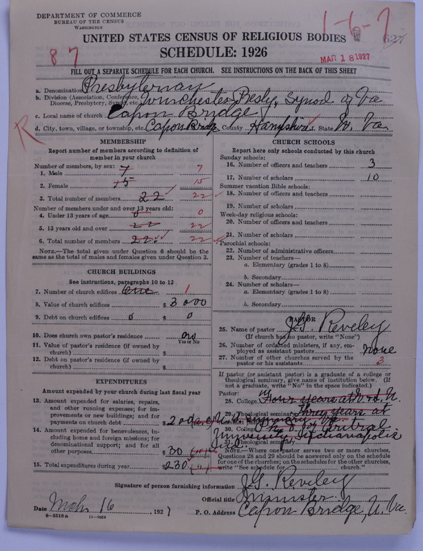 Scan of Presbyterian Church in the United States: 627