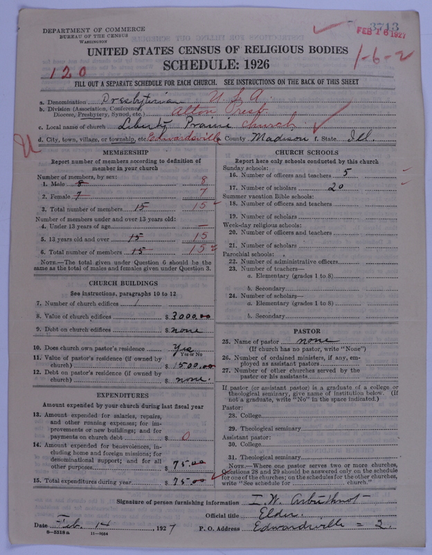 Scan of Presbyterian Church in the United States of America: 3713