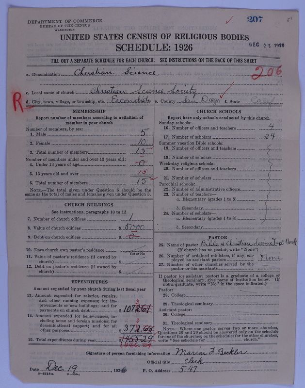 Scan of Church of Christ, Scientist: 207