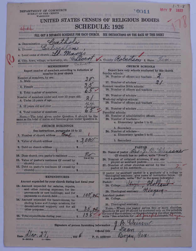 Scan of Roman Catholic Church: 10011