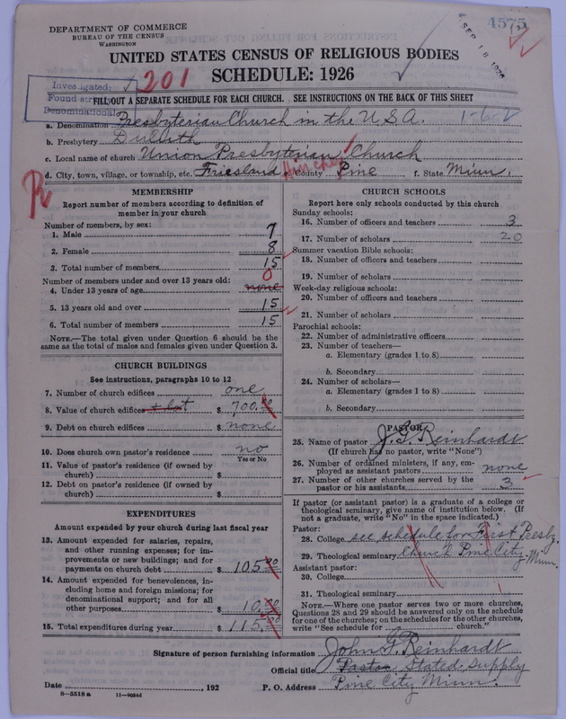 Scan of Presbyterian Church in the United States of America: 4575