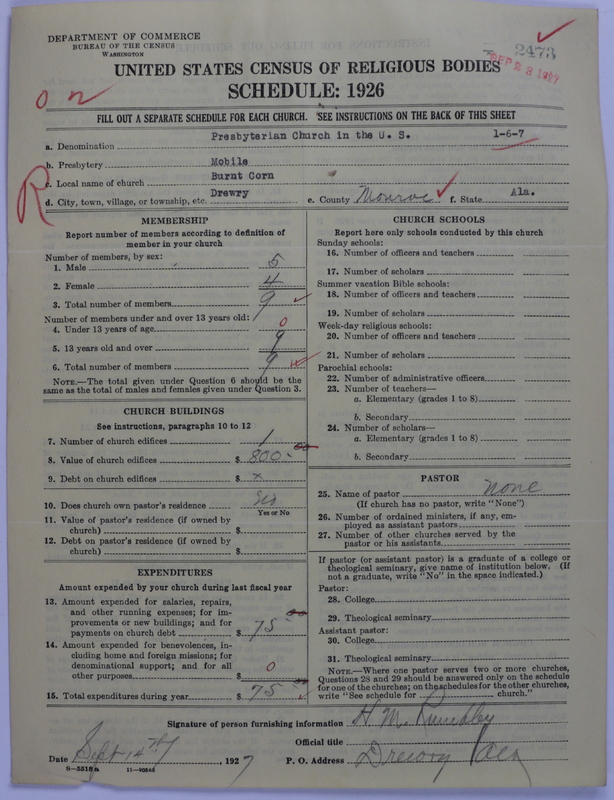Scan of Presbyterian Church in the United States: 2473