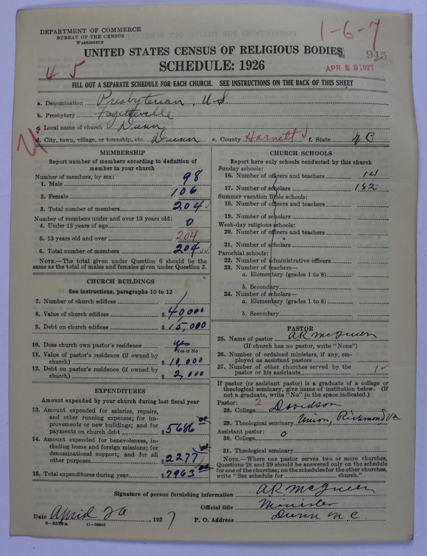 Scan of Presbyterian Church in the United States: 945
