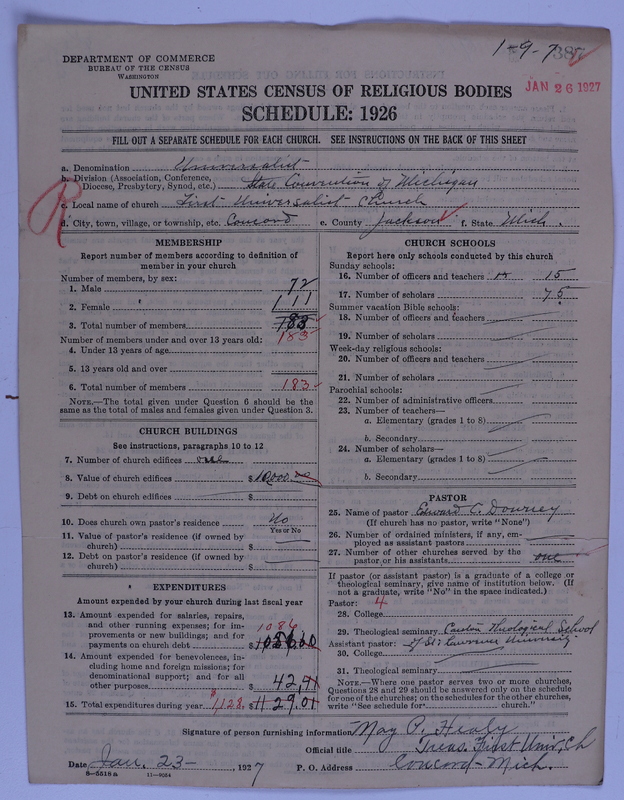 Scan of Universalist Church: 387