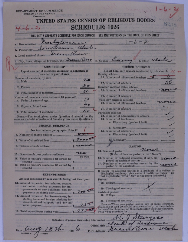 Scan of Presbyterian Church in the United States of America: 8238