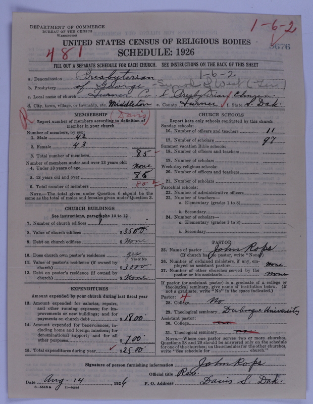 Scan of Presbyterian Church in the United States of America: 5676
