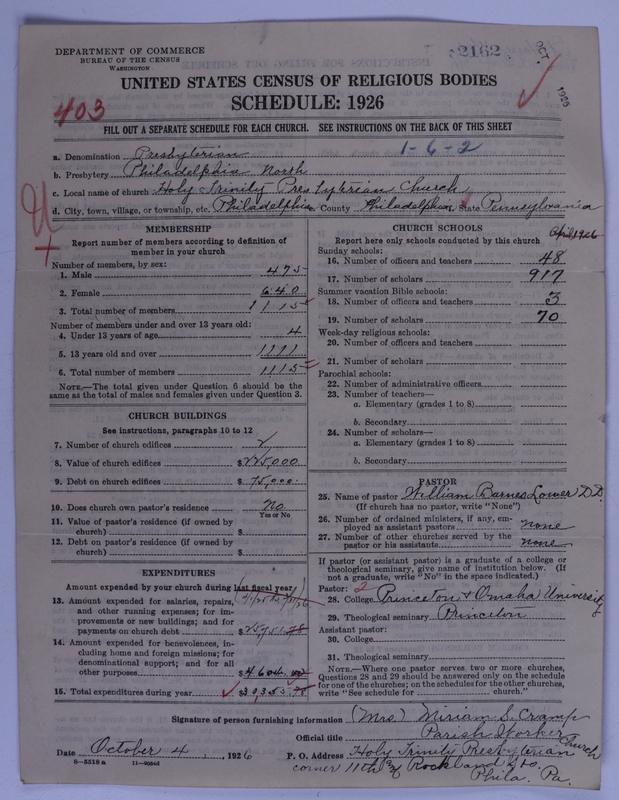Scan of Presbyterian Church in the United States of America: 2162
