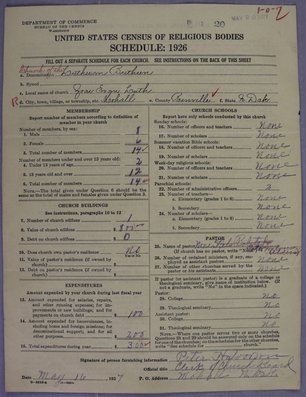 Scan of Church of the Lutheran Brethren of America: 20