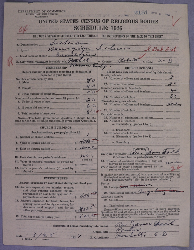 Scan of Norwegian Lutheran Church of America: 2181