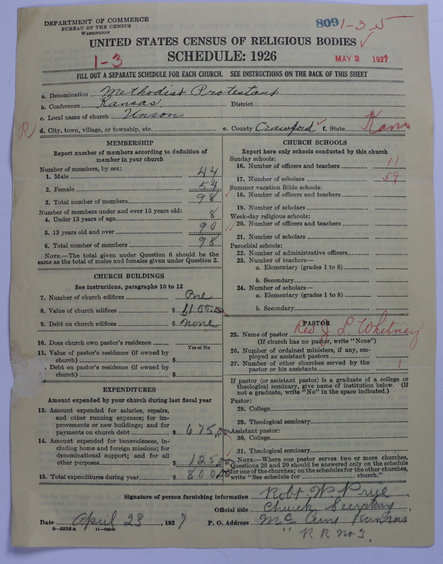 Scan of Methodist Protestant Church: 809