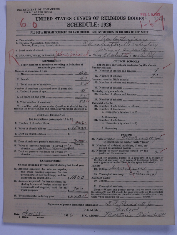 Scan of Presbyterian Church in the United States: 1341