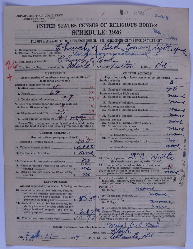 Scan of Church of God (Headquarters, Anderson, Ind.): 582
