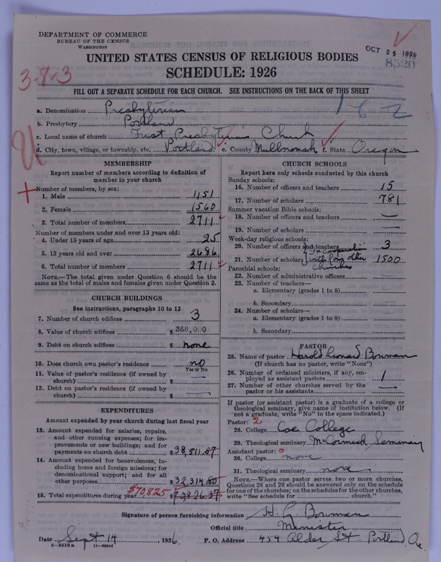 Scan of Presbyterian Church in the United States of America: 8520