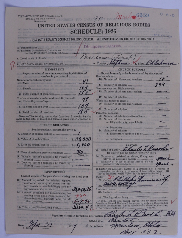 Scan of Disciples of Christ: 6358