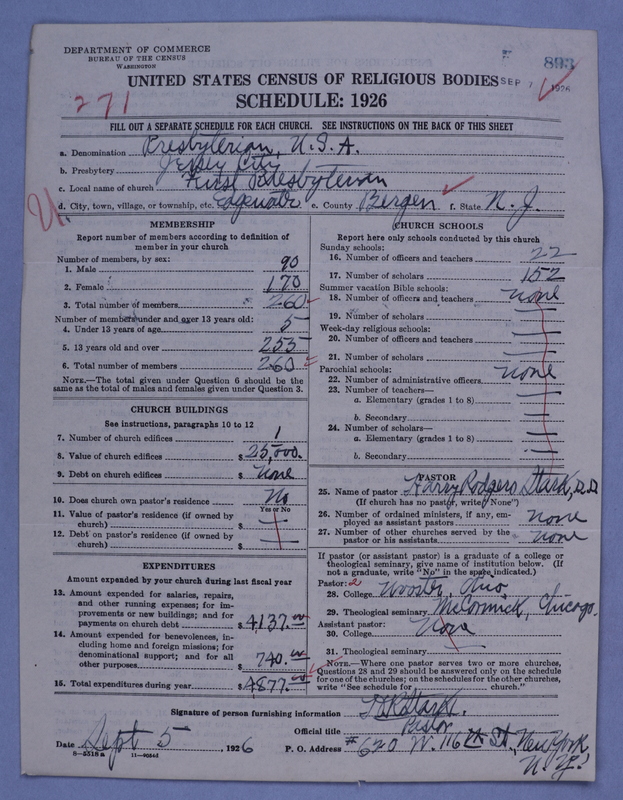 Scan of Presbyterian Church in the United States of America: 893