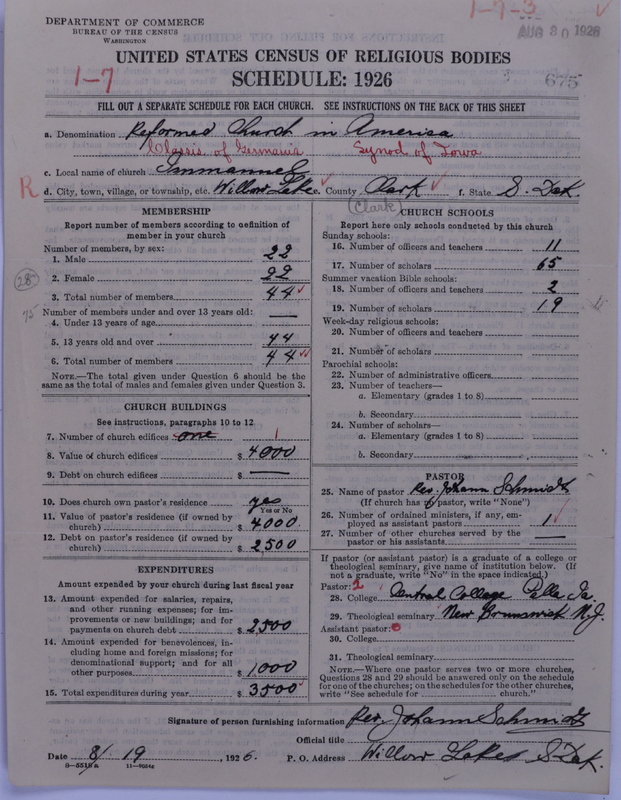 Scan of Reformed Church in America: 675