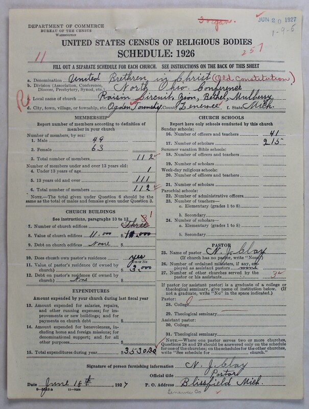 Scan of Church of the United Brethren in Christ (Old Constitution): 257