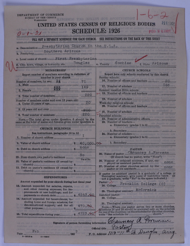 Scan of Presbyterian Church in the United States of America: 8192
