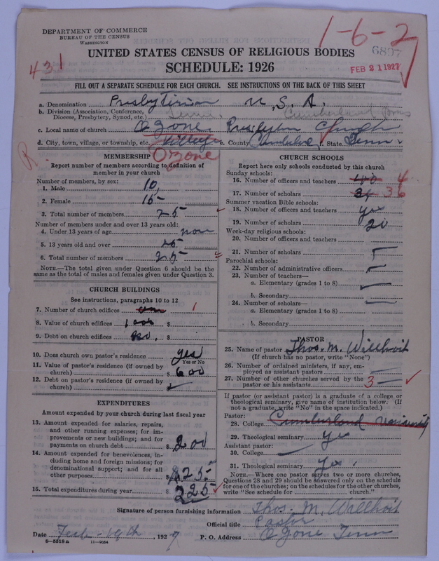Scan of Presbyterian Church in the United States of America: 6897