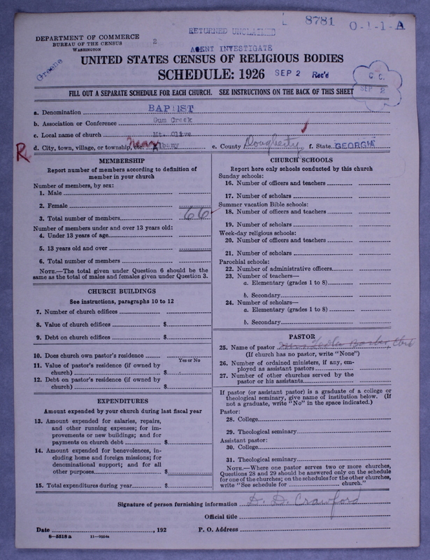 Scan of Negro Baptists: 8781
