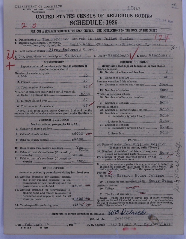Scan of Reformed Church in the United States: 1365