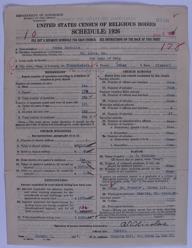 Scan of Roman Catholic Church: 2448
