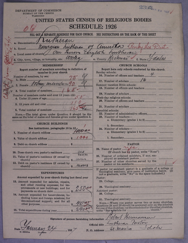 Scan of Norwegian Lutheran Church of America: 2393