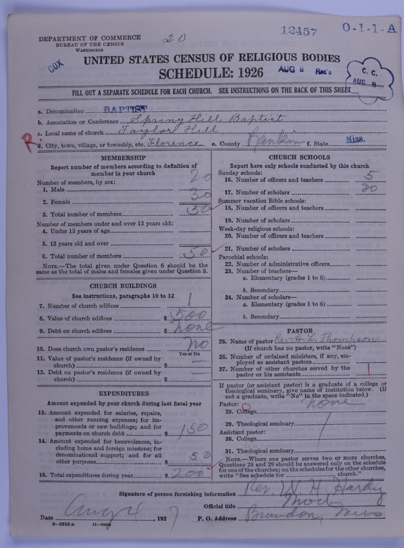 Scan of Negro Baptists: 12457