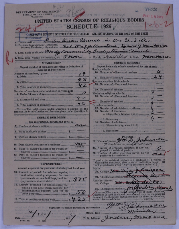 Scan of Presbyterian Church in the United States of America: 7832