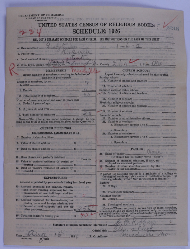 Scan of Presbyterian Church in the United States of America: 5248