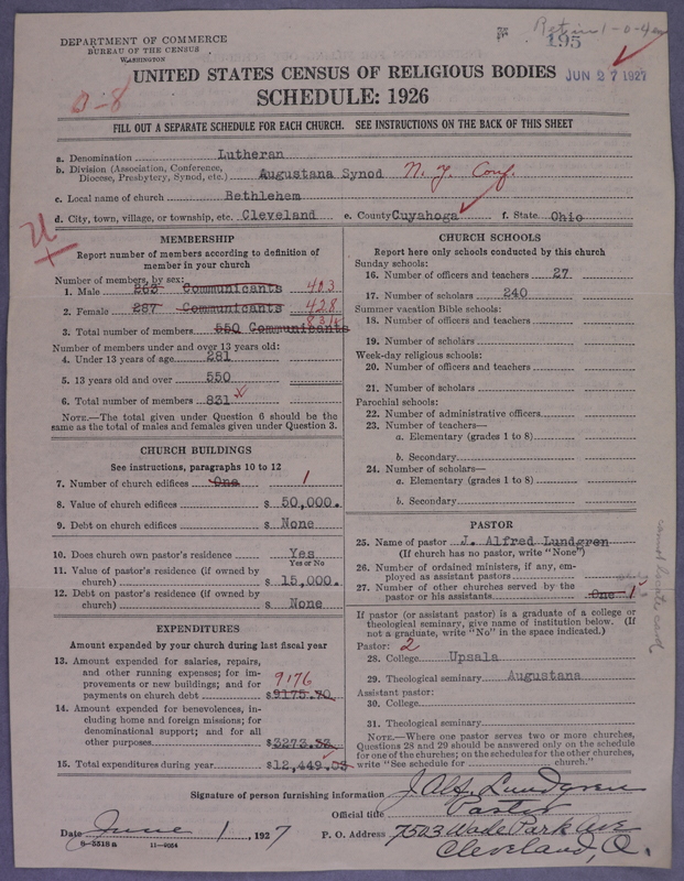 Scan of Evangelical Lutheran Augustana Synod of North America: 195