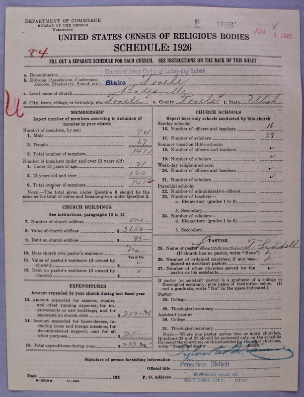 Scan of Church of Jesus Christ of Latter-day Saints: 988