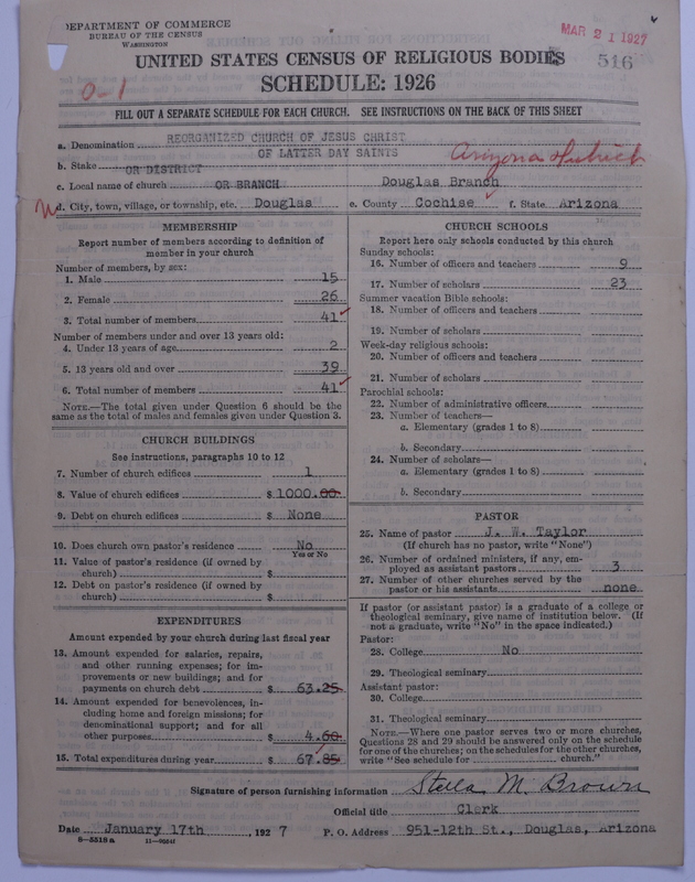 Scan of Reorganized Church of Jesus Christ of Latter Day Saints: 516
