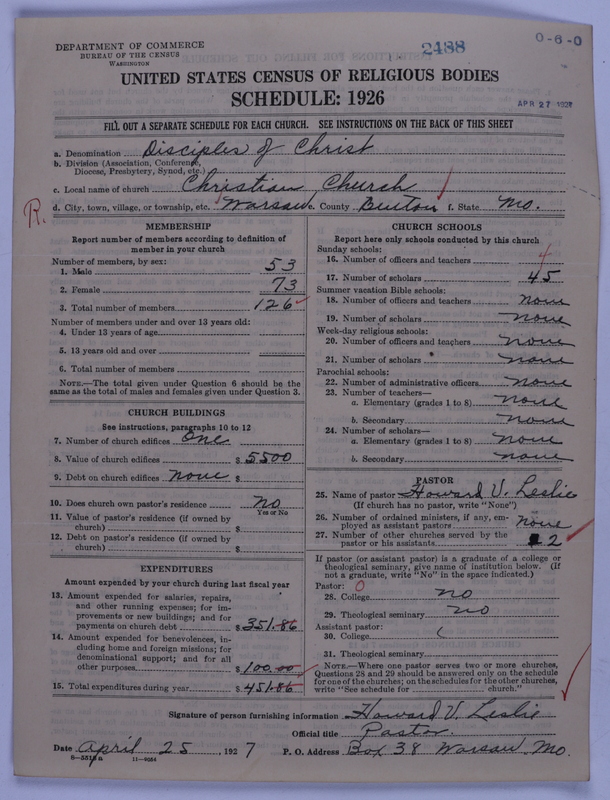 Scan of Disciples of Christ: 2488
