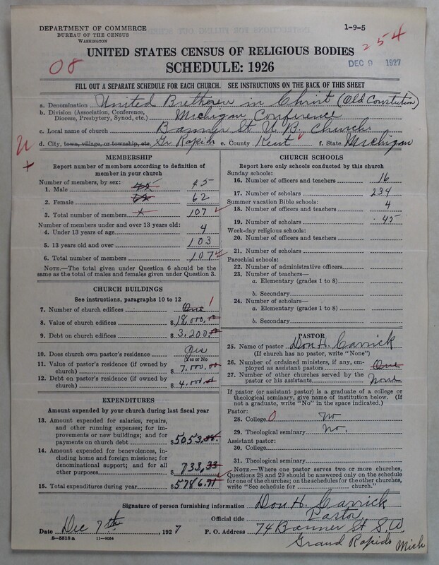 Scan of Church of the United Brethren in Christ (Old Constitution): 254