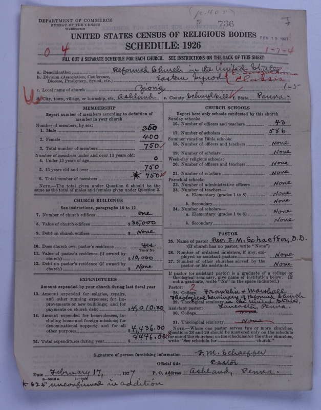 Scan of Reformed Church in the United States: 736