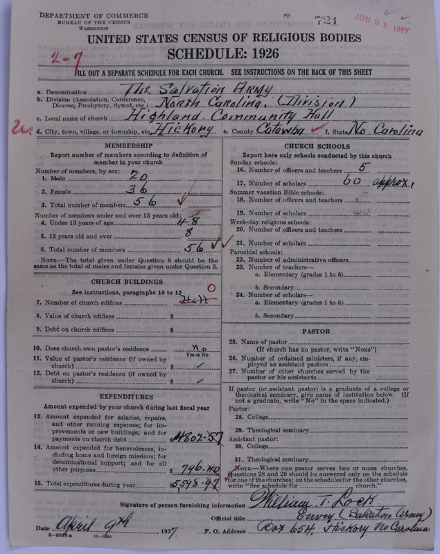 Scan of Salvation Army: 721