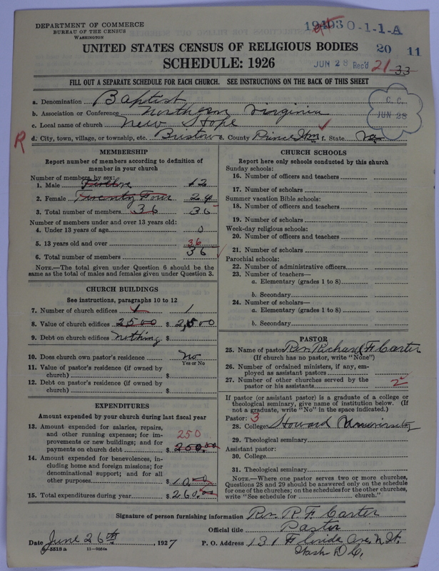 Scan of Negro Baptists: 19403