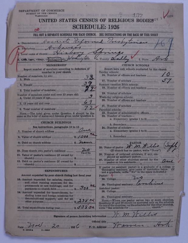 Scan of Associate Reformed Presbyterian Church: 137