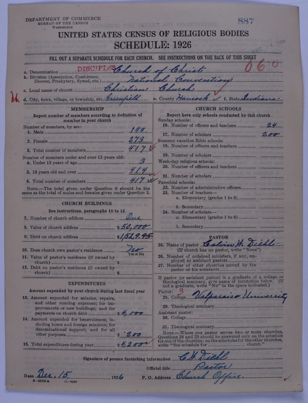 Scan of Disciples of Christ: 887