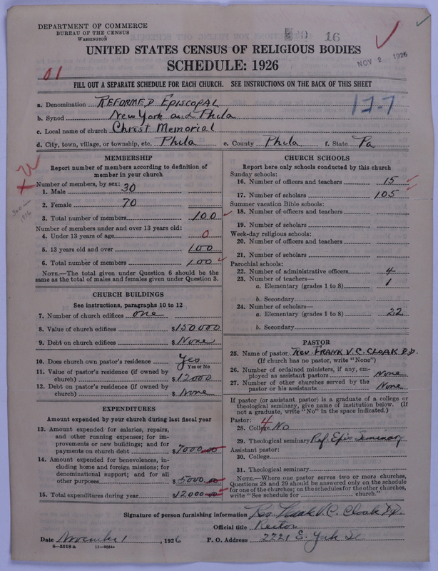 Scan of Reformed Episcopal Church: 16
