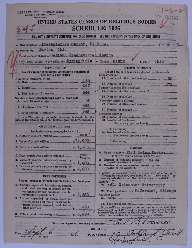 Scan of Presbyterian Church in the United States of America: 2536