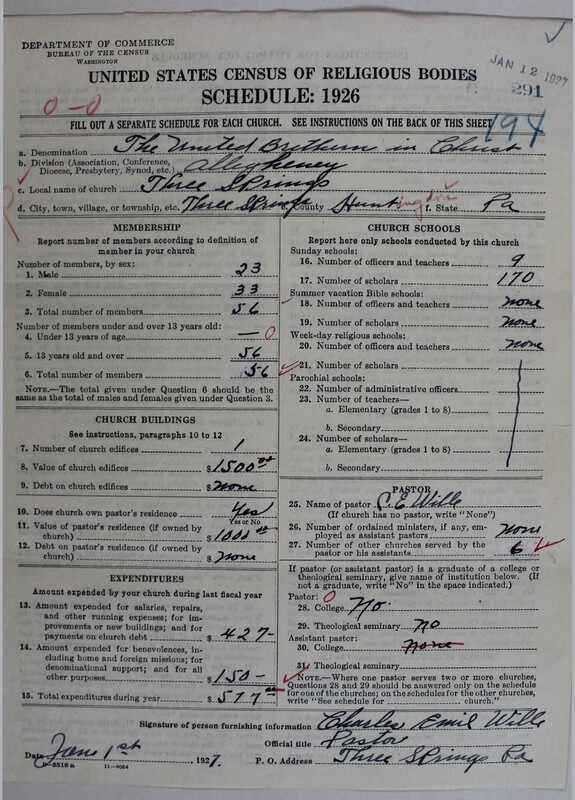 Scan of Church of the United Brethren in Christ: 291