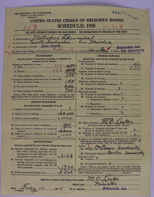 Scan of Methodist Episcopal Church: 8447