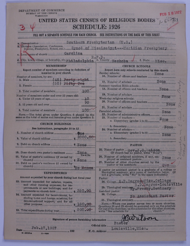 Scan of Presbyterian Church in the United States: 2721
